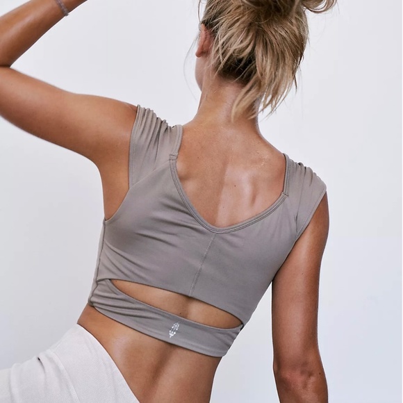 Breathe Deeper Crop Tank by Free People Movement - Picture 2 of 4